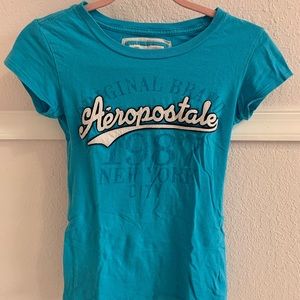 blue Aeropostale top